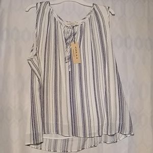 Sleeveless dress shirt